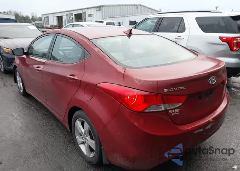 2012 Hyundai Elantra Gls (Ulsan Plant) z USA, uszkodzony, nr VIN KMHDH4AE3CU200066